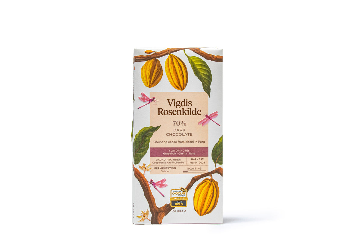 Vigdis Rosenkilde 70% Kiteni sjokolade